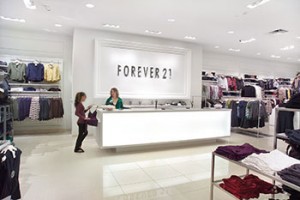 new mall retail store construction - Forever 21