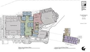 Faith Baptist Church floor plan - Commercial Design/Build Project - Faith Baptist Church