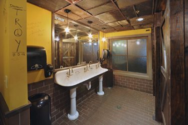 Dinosaur Bar-B-Que Restaurant Renovation - restroom